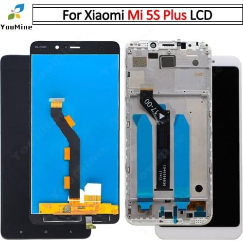 5.7" For Xiaomi Mi 5S PLus LCD 2016070 Display With Touch Screen Digitizer Assembly Replacement Parts For Xiaomi Mi 5S Plus LCD