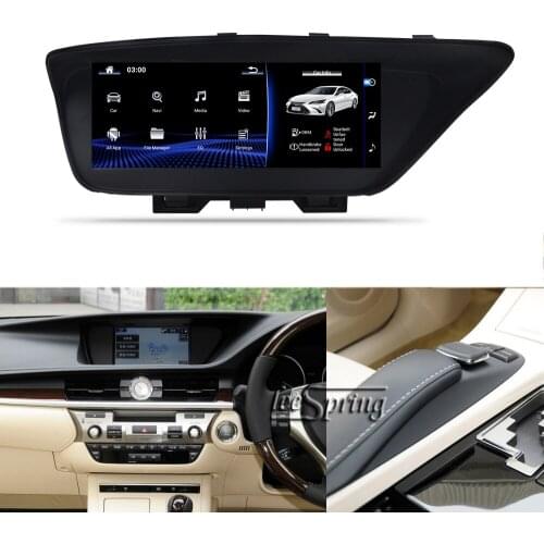 10.25"Car multimedia Player for LEXUS ES300 250 350 GPS Navigation (2013-2018 Car with jog Remote system) right-hand drive