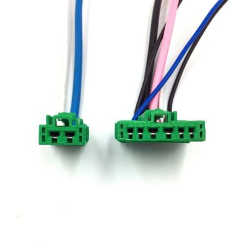 Car air conditioning blower resistance plug connector with wire for Renault Scenic 2.0 Megane 2.0 Laguna Koleos