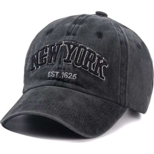 High Quality Brand New York Washed Cotton Cap For Men Women Gorras Snapback Caps Baseball Caps Casquette Dad Hat Outdoors Cap