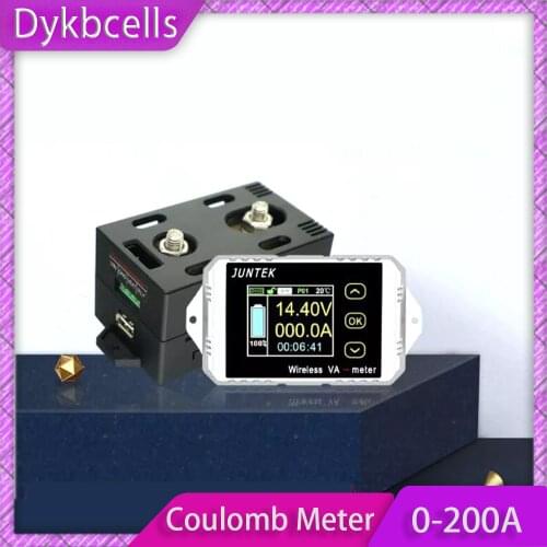 DC 100V 200A Lithium Battery Capacity Charge discharge monitor Tester Meter Li-ion Lifepo4 lead acid RV electric Scooter Shunt