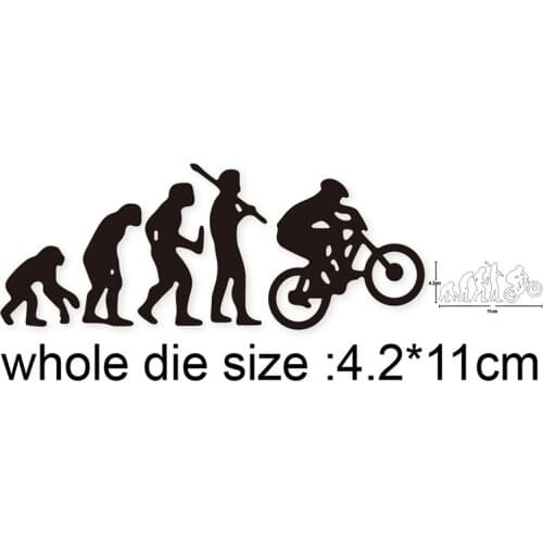 Evolution Racing Bicycle Metal Cutting Dies Stencils Diy Scrapbooking dies Cards Making Embossing Dies Cuts Craft Dies New 2020