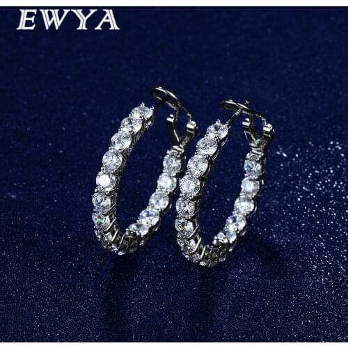 Серьги-кольца EWYA China At AliExpress