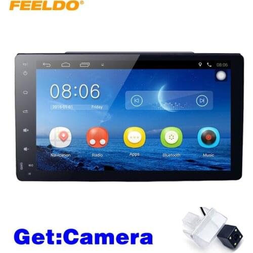 FEELDO 9" inch Android 6.0 Quad Core Car GPS Bluetooth Navi Radio USB Media Player For Toyota Corolla 2017(LHD) Camera #2658