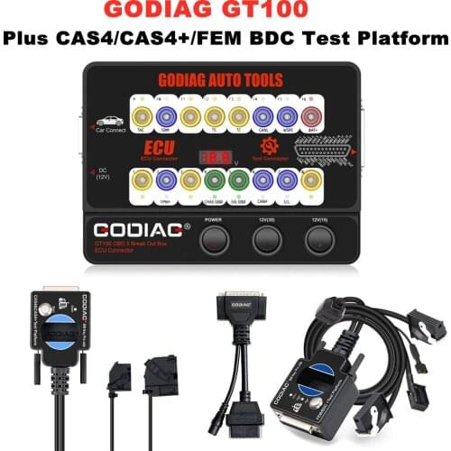 GT100 OBDII Break Out Box Powerful ECU Connector with For BMW FEM BDC/CAS4/CAS4+ Programming for Xhorse VVDI2/CGDI/Autel IM608
