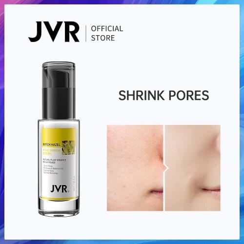 JVR 4 IN 1Witch Hazel Face Serum Shrink Pores Acne Treatment Moisturizing Essence Soothing Oil Control Face Cream Skin Care 30ml