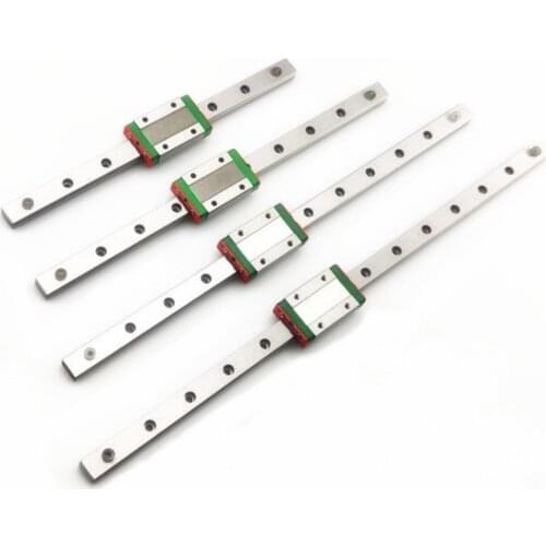 3D Printer Mini Linear Guide MGN9H With Slider Tool Metal 1PC Durable Replacement Accessories 100-550mm For Router Engraving