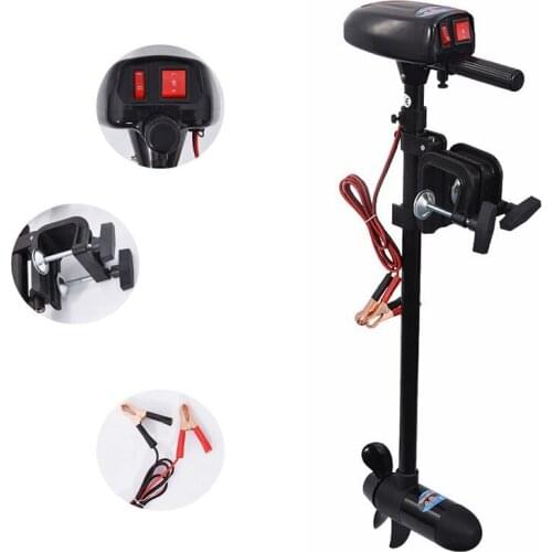 Solar Marine 18 LBS 12 V Inflatable Kayak Outboard Trolling Electric Motor Fishing Boat Dinghy Engine Canoe Thrust 1 order