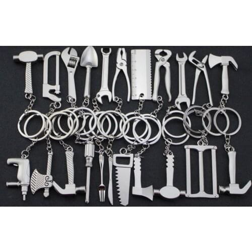 New Creative Mini Tools Keychain Survival Kit Outdoor Camping Hiking Emergency Tools Car Key Ring For Men Trinket Jewelry Gift