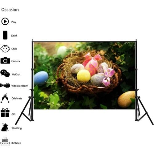 150x225cm Easter Eggs Backdrops Baby Party Portrait Photography Backgrounds For Photo Studio