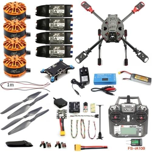 Full Kit DIY 2.4GHz 4-Aixs Quadcopter RC Drone 630mm Frame Kit Radiolink MINI PIX+GPS FS-i6X Brushless Motor ESC Altitude Hold