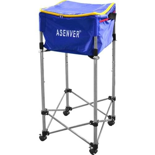 Tennis Training Device Cart Adjusable Height Tennis Ball Storage Box 160 PCS Baseball Baseball Movable Basket Storage Basin