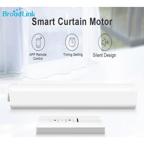 Broadlink Smart WiFi Curtain Intelligent Motor 433mhz Wireless Remote Control Electric Curtain For Home Automation Work RM Pro