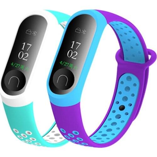 Strap for Xiaomi Mi band 5 4 3 replaceable Bracelet Mi band 5 band4 corea Wristband Breathable Bracelet for Xiomi Miband 3 4 5