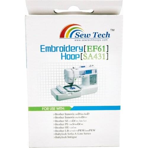 Sew Tech Embroidery Hoops for Brother PE-500 PE-400D HE-240 LB-6700 PRW Innov-is 955 950D 900D 500D Babylock Embroidery Frame