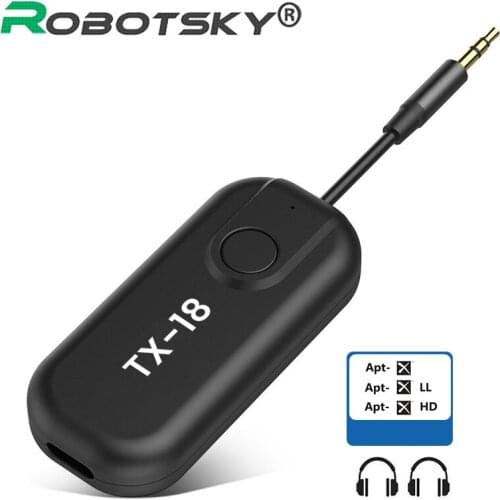 USB Bluetooth 5.0 Receiver Transmitter CSR8670 3.5MM AUX APTX APTXLL Wireless Audio Adapter Dongle For Headphone TV Speaker
