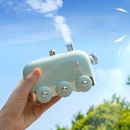 Creative Gift mini Train Humidifier Vocal USB mini Aroma Diffuser 300ml Beautiful Desktop Diffuser mini Mist Maker