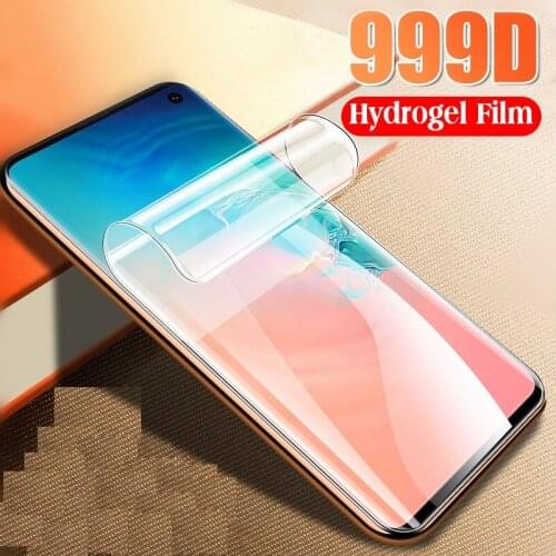 Screen Protector Hydrogel Soft Film On For Samsung Galaxy S8 S9 S10 Plus S10E Note 10 Plus S20 Ultra Soft Film Not Glass