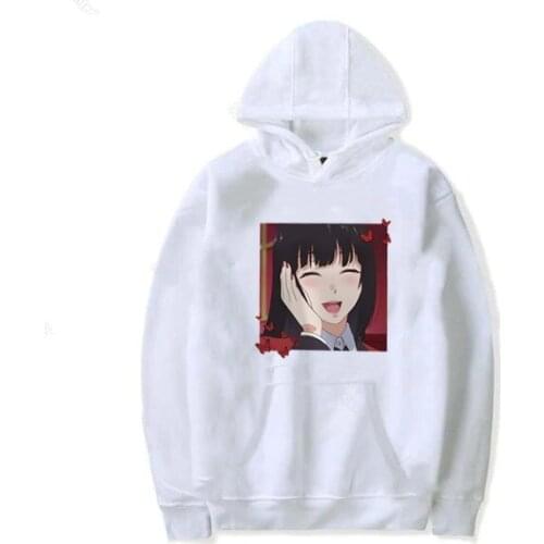 Women Sweater kakegurui XX Anime Momobami Kirari Vintage Japanese Long Sleeve Sweater Casual Sexy Gothic Sweater