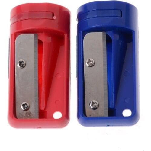 Carpenter Woodwork Pencil Crayon Sharpener Cutter Shaver Narrow Sharpening Tool For Students Teachers School Stationery 1PC