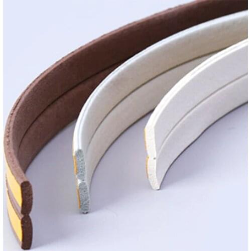 10meters I type wooden door window self adheisve rubber foam sealing strip weatherstrip