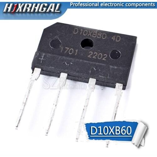 10PCS D10XB60 bridge rectifier 10A 600V new and original IC Hot Products