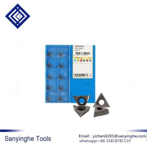 Free shipping high quality 10pcs/lots TPGH090204L/TPGH090202L/TPGH080204L KW10 cnc carbide turning inserts CNC blade lathe tool
