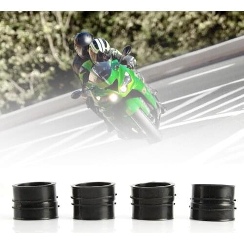 4Pcs Wear-resistant Corrosion Resistant Rubber Motorcycle Intake Manifold Boots Carburetor GPZ900R for Kawasaki ZX900A Ninja GPZ