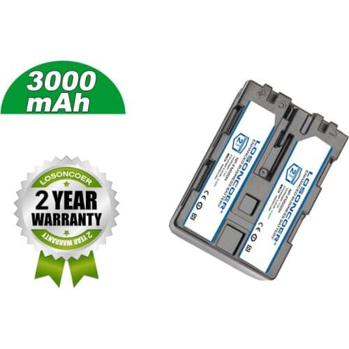 LOSONCOER Battery 3000mAh NP-FM500H NP FM500H NPFM500H Camera Battery For Sony A57 A58 A65 A77 A99 A550 A560 A580 L50