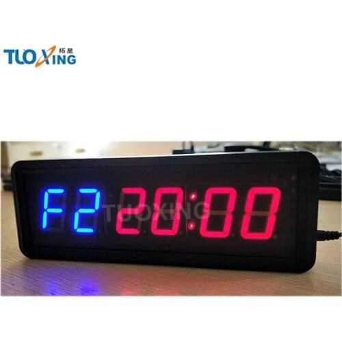 Free Shipping 1.5 Inch Programmable LED Digital Interval Time Stopwatch Home Gym Garage Timer