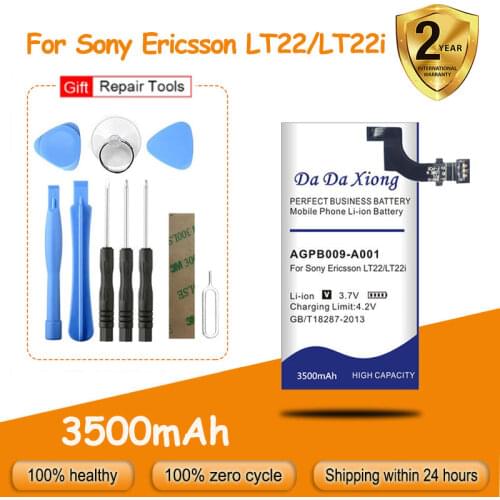 Free shipping 3500mAh AGPB009-A001 Li-ion Phone Battery for Sony Ericsson Xperia P LT22 LT22I Replacement batteries