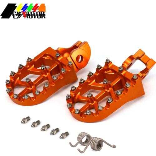 CNC 2016-2019 2020 Foot Pegs Motorcycle Footpeg Pedal For KTM 85 125 250 300 450 501 SX SXF EXC EXCF XC XCF XCW TC TE FE TX FS