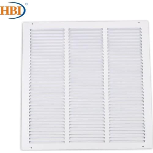 HBI 10PCS W18"xH18" Steel White Finished Return Air Grilles Ceiling Air Vent Ceiling Duct Cover Air Register Ventilation Grilles
