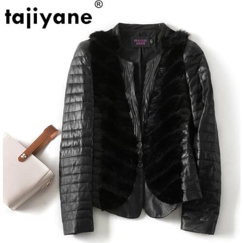 Real Genuine Leather Jacket Women Clothes 2020 Sheepskin Coat Autumn Winter Mink Fur Coat Korean Down Coats Abrigo Mujer 19513