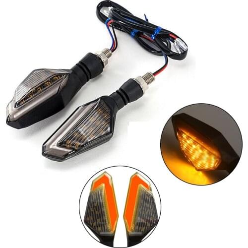 Flasher Motorcycle 22LED Turn Signals Light Lamps Daytime Running Lights Indicators Moto Clignotant Blinkers For Honda Kawasaki