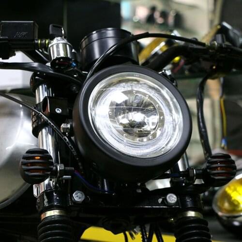 Motorcycle Modified LED Headlamp Simple Installation Auxiliary Foglight Spotlight Universal Motorbike Super Bright Headlight
