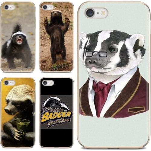 Cartoon Honey badger Fashion For Huawei Y6 Y5 2019 For Xiaomi Redmi Note 4 5 6 7 8 Pro Mi A1 A2 A3 6X 5X 7A Soft Skin Cover