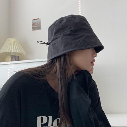 Unisex HIGH QUALITY women Bucket fishing Hats High Qualit Bucket Hat Sun Fishing Outdoor Cap fisherman hat HZ19