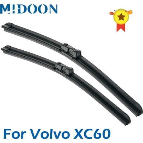 MIDOON Wiper Front Wiper Blades For Volvo XC60 XC70 V50 V60 V70 C30 C70 S40 S60 S80 Windshield Windscreen Front Window 26''20