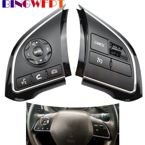 For Mitsubishi ASX Outlander Mirage 2015 Steering Wheel Cruise Control Switch Volume Sound Button Left Right&Side With Cable