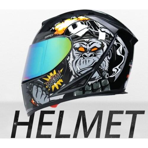 Full Face Motorcycle Helmet Washable Lining with Dual Lens Stylish Fast Release Racing Helmet Casco Casque Moto DOT Approved hot