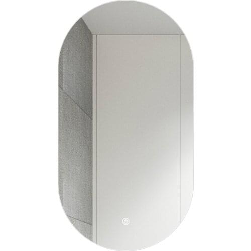 CTL406 Oval Smart Vanity Mirror Bathroom Mirror High Quality Stepless Dimming with Anti-fog LED Hotel Bathroom Mirror