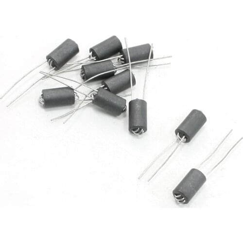 UXCELL New Hot Selling 10 Pcs/lot Lead Dia 0.8mm Axial Lead 6 Channel 6 x 10mm Ferrite Beads Inductors 30mm/ 1.2" Length