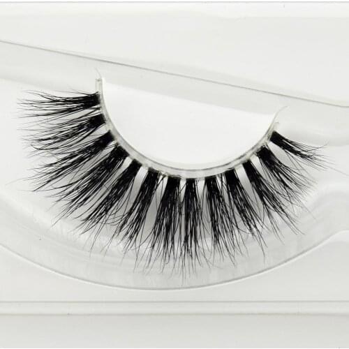 Visofree Eyelashes Full Strip Lashes Handmade 3D Mink Lashes Invisible Band False Eyelash High Volume Transparent Plastic F116