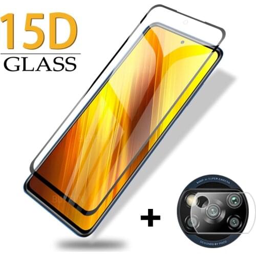 1-2 Pcs Camera Lens Film Tempered Glass For Xiaomi Poco X3 NFC 9H Screen protector For Xiaomi poco x3 NFC Protective Glass Film