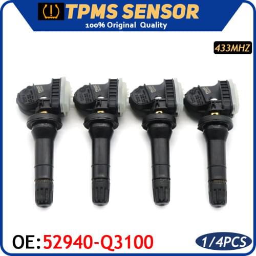 Car TPMS Tire Pressure Monitoring Sensor For 21-26 Hyundai Creta H1 Van H100 Iload Staria Tucson Kia EV6 Sonet Sportage 433mhz