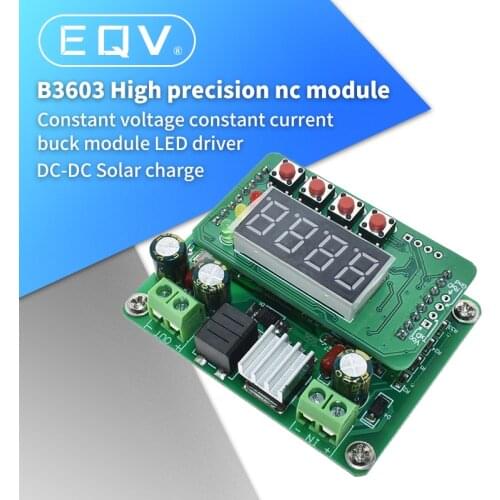 B3603 NC DC Power Supply Adjustable Step-Down Module Voltage Ammeter 36V3A108W Charger