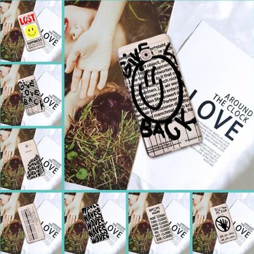 Silicone Phone Case For Samsung Galaxy C9 C7 C5 Pro Quote Smile Fashion Cartoon Soft Back Cover For Samsung Galaxy C5 C7 C8