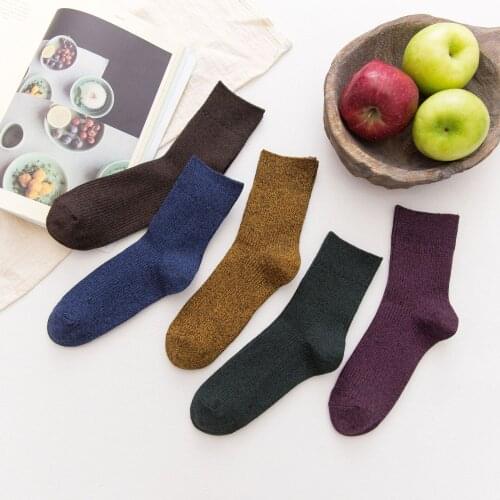 Two Pairs Of The Batch New Socks Womens Cotton Japanese Wind Hose Breathable Pure Color Womens Cotton Socks Wholesale