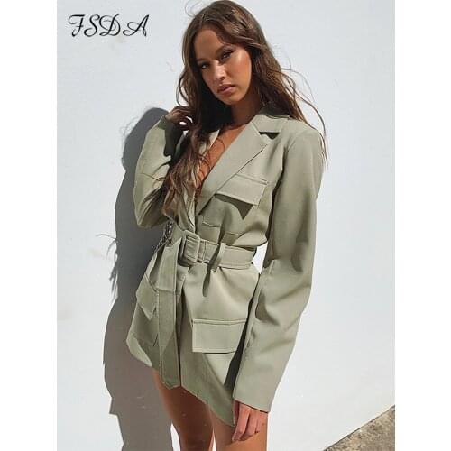 Женские пиджаки FSDA China At AliExpress